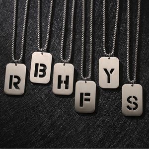 Initial pendant necklaces